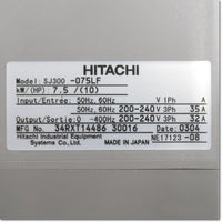 Japan (A)Unused,SJ300-075LF  インバータ 三相200V 7.5kW ,Inverter Other,HITACHI