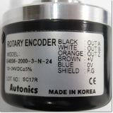 Japan (A)Unused,E40S6-2000-3-N-24 2000P/R  ロータリエンコーダ インクリメンタル形 外径φ40 DC12-24V ,Rotary Encoder,Other