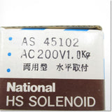 Japan (A)Unused,AS45102  HSソレノイド 両用型 水平取付型 AC200V ,Control Eachine Other,National