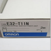 Japan (A)Unused,E32-T11N　ファイバユニット M4 透過形 ライトアングル[L型密着タイプ] 2m,Fiber Optic Sensor Module,OMRON