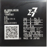 Japan (A)Unused,SGM7J-04AFA61 サーボモータ 400W ,Σ-7,Yaskawa 