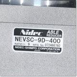 Japan (A)Unused,NEVSC-9D-400　TYPE3　サーボモータ専用 減速機 エイブル減速機 直交軸　減速比9 ,Reduction Gear (GearHead),NIDEC-SHIMPO