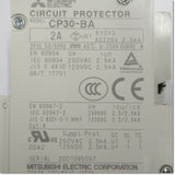 Japan (A)Unused,CP30-BA,2P 2-M 2A  サーキットプロテクタ 補助スイッチ付き ,Circuit Protector 2-Pole,MITSUBISHI