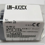 Japan (A)Unused,UN-AX2CX 2a 電磁開閉器用 補助接点ユニット ,Electromagnetic Contactor / Switch Other,MITSUBISHI