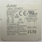 Japan (A)Unused,UT-AX11 電磁開閉器用 補助接点ユニット 1a1b ,Electromagnetic Contactor / Switch Other,MITSUBISHI