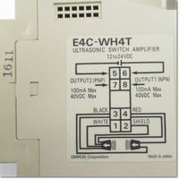 Japan (A)Unused,E4C-WH4T Japanese electronic equipment,NO/NC,Ultrasonic Sensor,OMRON 