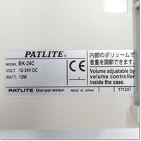 Japan (A)Unused,BK-24C-J DC12-24V Electronic Sound Alarm<signal hong> ,PATLITE </signal>