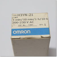Japan (A)Unused,H3YN-21,AC200V 0.1m-10h timer,Timer,OMRON 