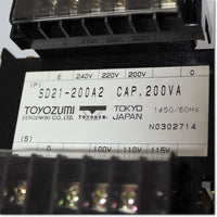Japan (A)Unused,SD21-200A2　電源トランス 単相 複巻 200V→100V ,Trance,Other