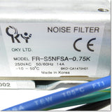 Japan (A)Unused,FR-S5NFSA-0.75K  EMC指令対応ノイズフィルタ ,Noise Filter / Surge Suppressor,MITSUBISHI