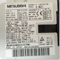 Japan (A)Unused,S-N21,AC100V 2a2b  電磁接触器 ,Electromagnetic Contactor,MITSUBISHI