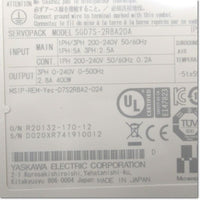 Japan (A)Unused,SGD7S-2R8A20A サーボパック AC200V 0.4kW MECHATROLINK-Ⅲ通信指令形 ,Σ-7,Yaskawa 