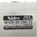 Japan (A)Unused,NEVSH-9C-200-T3  サーボモータ専用 減速機 エイブル減速機 減速比1/9 中実軸 ,Reduction Gear (GearHead),NIDEC-SHIMPO