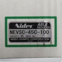 Japan (A)Unused,NEVSC-45C-100  サーボモータ専用 減速機 エイブル減速機 減速比1/45 中実軸 ,Reduction Gear (GearHead),NIDEC-SHIMPO