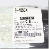 Japan (A)Unused,S-N35CX,AC200V 2a2b　電磁接触器 ,Electromagnetic Contactor,MITSUBISHI
