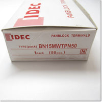 Japan (A)Unused,BN15MWTPN50　ターミナルブロック セルフアップ形 50個入り ,Terminal Blocks,IDEC