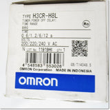Japan (A)Unused,H3CR-H8L 0.05s-12s AC200V Japanese electronic equipment,Timer,OMRON 