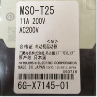 Japan (A)Unused,MSO-T25,AC200V 9-13A 2a2b  電磁開閉器 ,Irreversible Type Electromagnetic Switch,MITSUBISHI