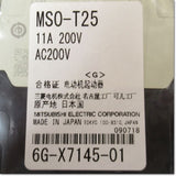 Japan (A)Unused,MSO-T25,AC200V 9-13A 2a2b  電磁開閉器 ,Irreversible Type Electromagnetic Switch,MITSUBISHI