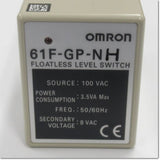 Japan (A)Unused,61F-GP-NH AC100V Japanese electronic switch,Level Switch,OMRON 