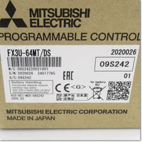 Japan (A)Unused,FX3U-64MT/DS　シーケンサ基本ユニット DC電源 DC入力32点 トランジスタ出力32点 ,Main Module,MITSUBISHI