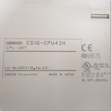 Japan (A)Unused,CS1G-CPU42H CPUユニット Ver.4.0 ,CPU Module,OMRON 