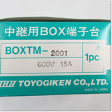 Japan (A)Unused,BOXTM-2001  中継ボックス 端子台付き 600V 15A ,Relay Box,TOGI
