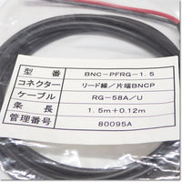 Japan (A)Unused,BNC-PFRG-1.5  同軸コネクタ付ケーブル BNC⇔リード線ハーネス ,Cable,MISUMI