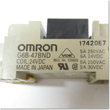 Japan (A)Unused,G6B-47BND DC24V  ターミナルリレー ,Terminal Relay <G6D / G6B>,OMRON