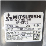 Japan (A)Unused,HF-KP73 サーボモータ 0.75kW ,MR-J3,MITSUBISHI 