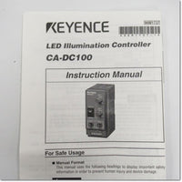 Japan (A)Unused,CA-DC100  画像処理用LED照明コントローラ ,LED Lighting / Dimmer / Power,KEYENCE