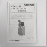 Japan (A)Unused,WLCA2-N　2回路リミットスイッチ ローラ・レバー R38 ,Limit Switch,OMRON