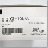 Japan (A)Unused,YS-10NAV 300V 0-300V DRCT BR  交流電圧計 ダイレクト計器 赤針付き ,Voltmeter,MITSUBISHI