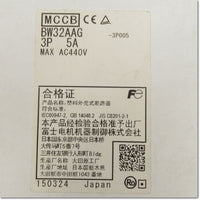 Japan (A)Unused,BW32AAG,3P 5A MCCB 3 Poles,Fuji 