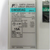 Japan (A)Unused,EW32EAG,3P 15A 30mA 4B  漏電遮断器 ,Earth Leakage Breaker 3-Pole,Fuji