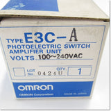 Japan (A)Unused,E3C-A  小型ヘッドアンプ分離光電センサ AC100-240V ,Photoelectric Sensor Amplifier,OMRON