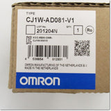 Japan (A)Unused,CJ1W-AD081-V1  アナログ入力ユニット 8ch ,Analog Module,OMRON