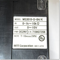 Japan (A)Unused,MS3010-D-B4/K  ポテンショメータ変換器 DC24V 高速応答型 ,Signal Converter,Other