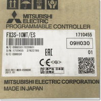 Japan (A)Unused,FX3S-10MT/ES  マイクロシーケンサ 基本ユニット AC電源・DC入力タイプ ,Main Module,MITSUBISHI