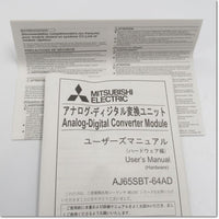 Japan (A)Unused,AJ65SBT-64AD  CC-Linkアナログ-ディジタル変換ユニット 4チャンネル ,CC-Link / Remote Module,MITSUBISHI