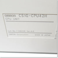 Japan (A)Unused,CS1G-CPU42H  プログラマブルコントローラ CPUユニット Ver.4.0 ,CPU Module,OMRON