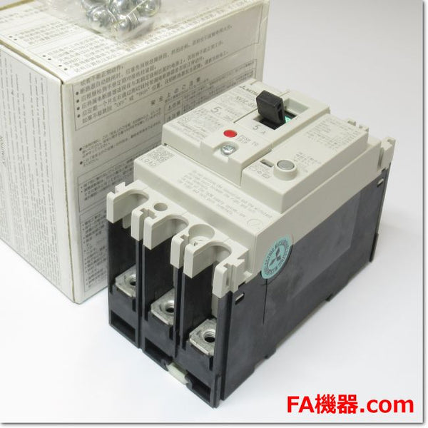 Japan (A)Unused,NV32-SVF,3P 5A 30mA  漏電遮断器