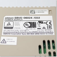 Japan (A)Unused,S8VS-06024　スイッチング・パワーサプライ DC24V 2.5A ,DC24V Output,OMRON