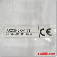 Japan (A)Unused,AR22F0R-11Y  φ22 押しボタンスイッチ 平形 1a1b ,Push-Button Switch,Fuji