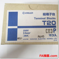 Japan (A)Unused,T20 C03P  ねじ端子台 10個入り ,Terminal Blocks,PATLITE