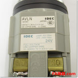 Japan (A)Unused,AVLN32211DNR  φ30 照光押ボタンスイッチ 大形プッシュロックターンリセット形 1a1b AC/DC24V ,Illuminated Push Button Switch,IDEC