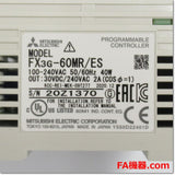 Japan (A)Unused,FX3G-60MR/ES  シーケンサ基本ユニット AC100-240V ,Main Module,MITSUBISHI