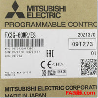 Japan (A)Unused,FX3G-60MR/ES  シーケンサ基本ユニット AC100-240V ,Main Module,MITSUBISHI