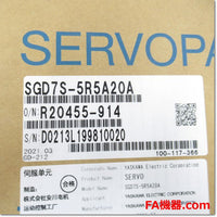 Japan (A)Unused,SGD7S-5R5A20A  サーボパック AC200V 0.75kW MECHATROLINK-Ⅲ通信通信指令形 ,Σ-7,Yaskawa