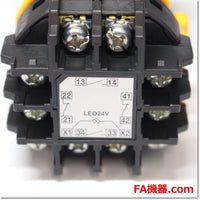 Japan (A)Unused,XW1E-LV422Q4MR  φ22 非常停止用押ボタンスイッチ 照光式 大形ボタン 2b2a AC/DC24V 感電防止用カバー付き ,Emergency Stop Switch,IDEC